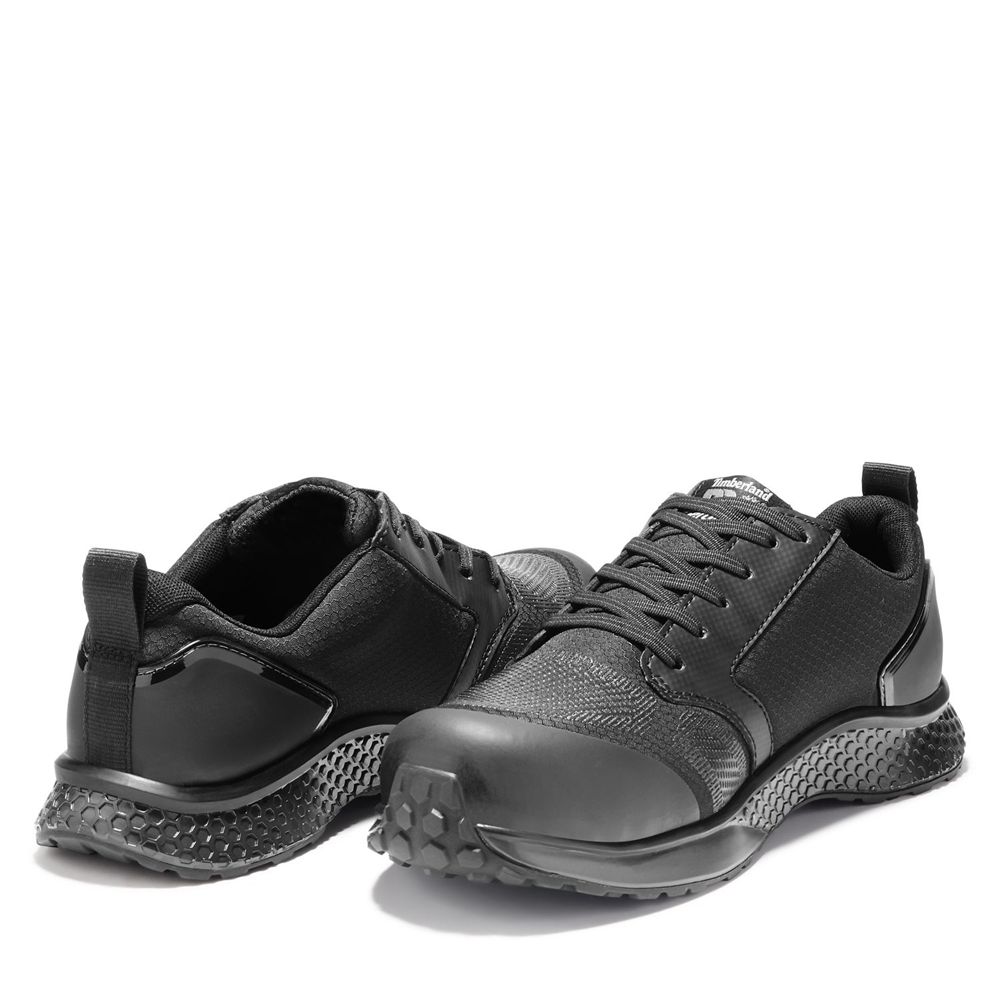 Zapatos De Seguridad Timberland Mujer Pro® Reaxion Comp Toe Negras/Gris - Chile JQE-497083